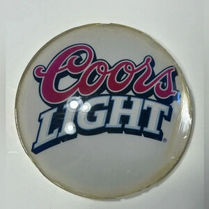 Coors Light -  Round Fisheye Beer / Keg / Lens / Badge / Medallion 🍺